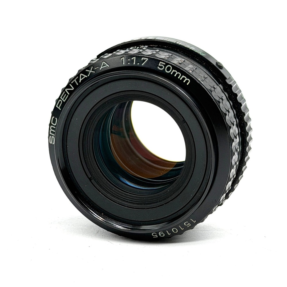 SMC Pentax-A 50mm f1.7 Prime Lens K-Mount Manual Focus Japan 1510195 Tested Used